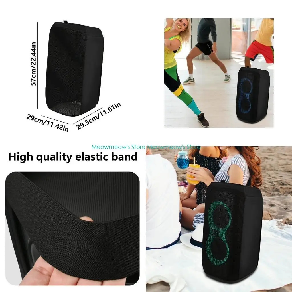 Cubierta a prueba polvo W91A para club 120 altavoz Black Slip -slip Wear Resistente