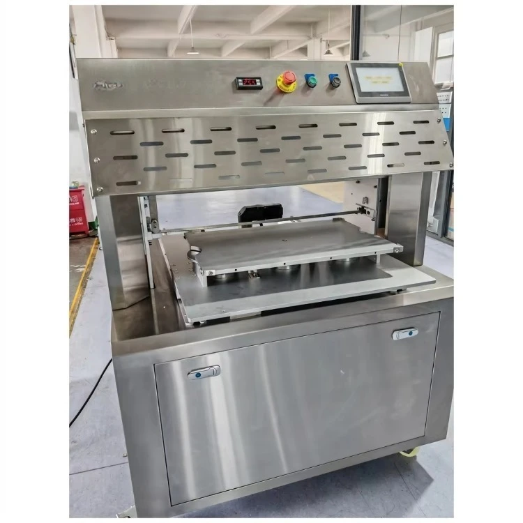 Vertical Ultrasonic Freezing Cake Sponge Cake Sushi Cutter Swiss Roll Cutting Machine for Food Industry