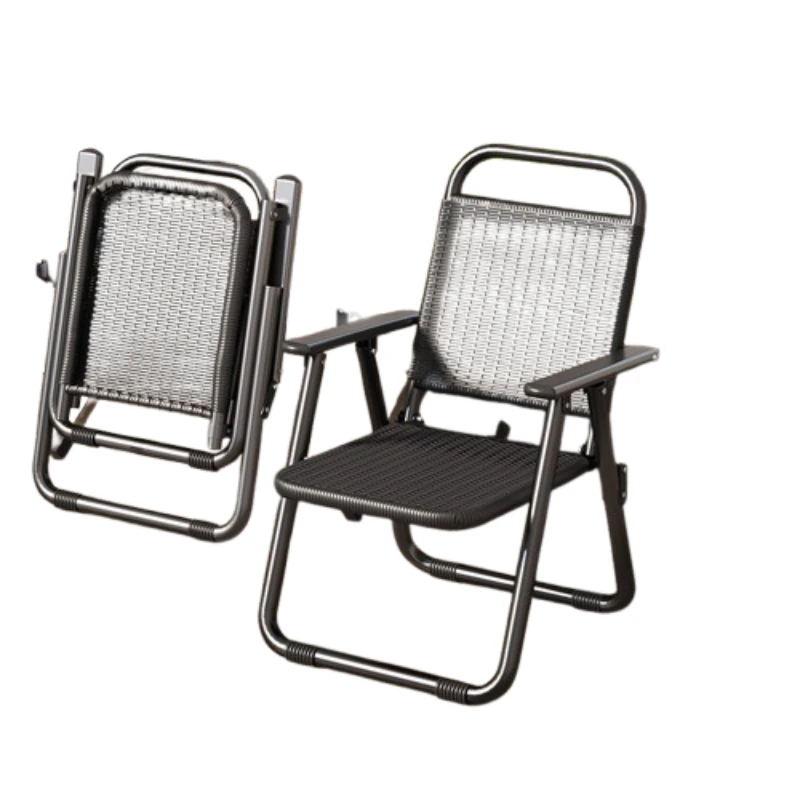 

For Black Steel Camping Chairs Backpack Small Relax Tanning Camping Equipment Folding Sillas Playa Plegable Beach Accessory