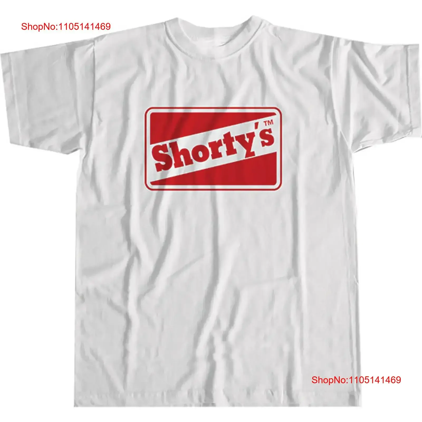

SHORTYS ORIGINAL SS TSHIRT SMALL WHITE vintage Washed Top For Everyday Wear Stretched Unisex Breathable Slightly Comfortable