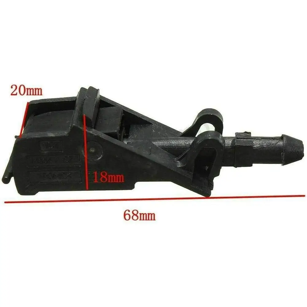 Front windshield washer spray nozzles 6E0955985B for VW Beetle Touareg Rabbit Passat Jetta