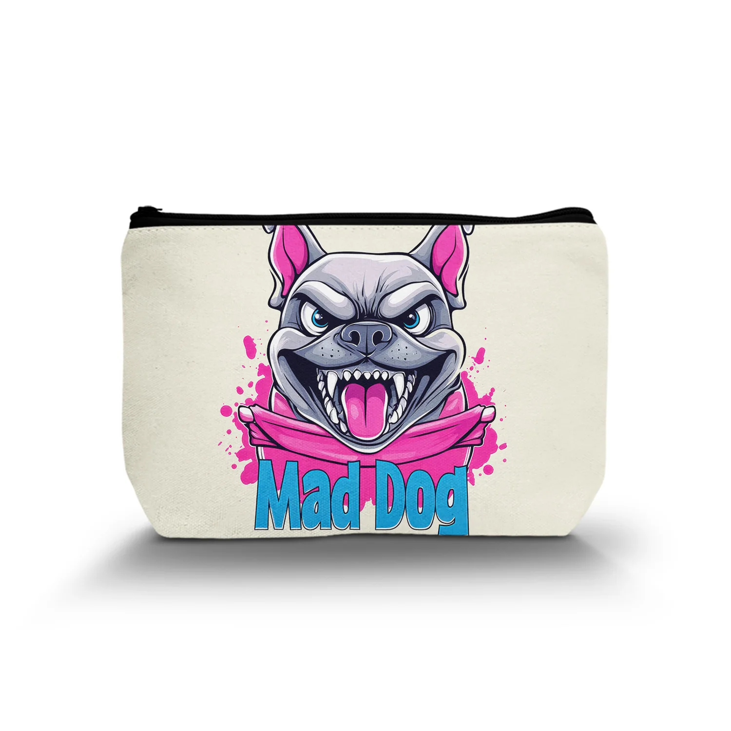 1Pc Cartoon Cute Animal Cosmetic Bag Dog Simple Durable Zipper Portable Women'S Cosmetic Bag Best Gift For Friends C