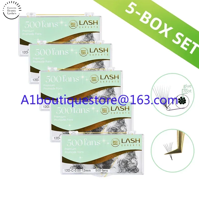 

Eastern Beauty 5 Trays Premade Loose Lashes Fans Loose Fan Lashes Extension Wholesale Volume 3d Loose Eyelash Extensions Fans