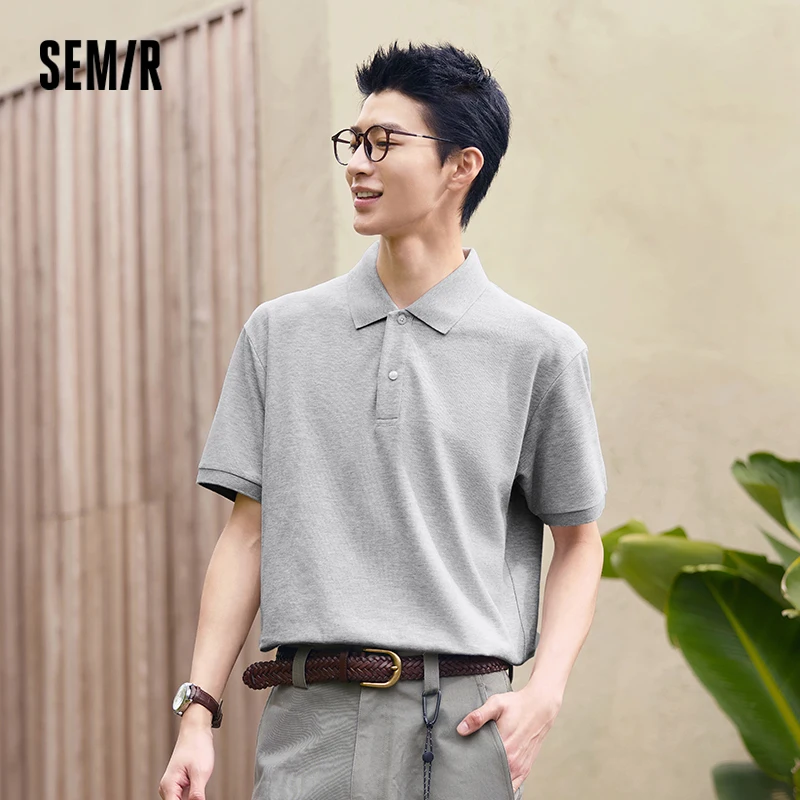 Semir Polo Shirt Men Quick Dry Cooling Solid Color 2025 Summer New Casual Short Sleeve Office Commuter Top