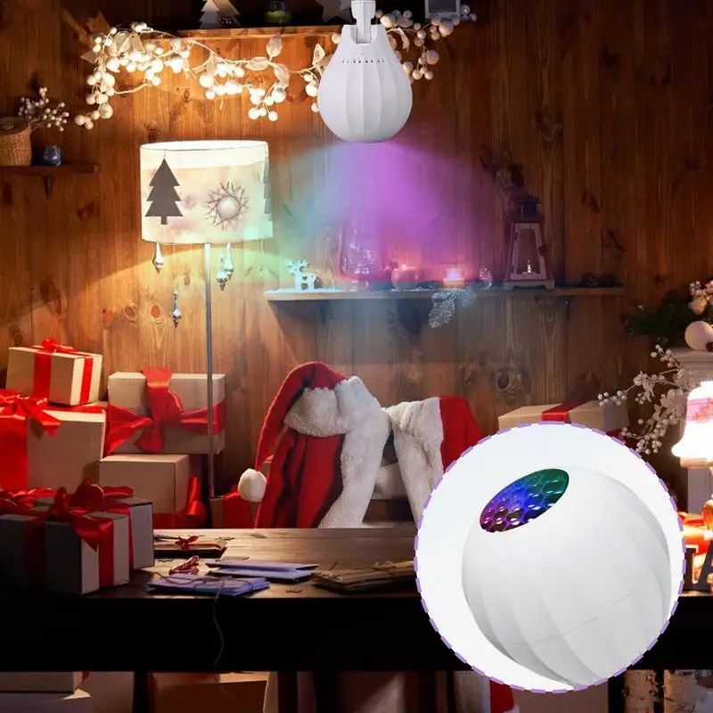 Snow Projector Lights 4W LED Landscape Ceiling Light 180 Degree Rotating Snow Lamp Brighter LED Landscape For Hotel Bar