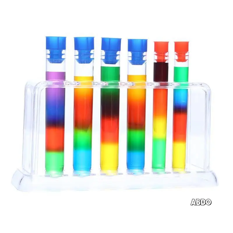 

5X Plastic Clear Test Tube Rack 6 Holes Stand Lab Test Tube Stand Shelf School Supply Lab Equipment 16.7X8X3 Cm