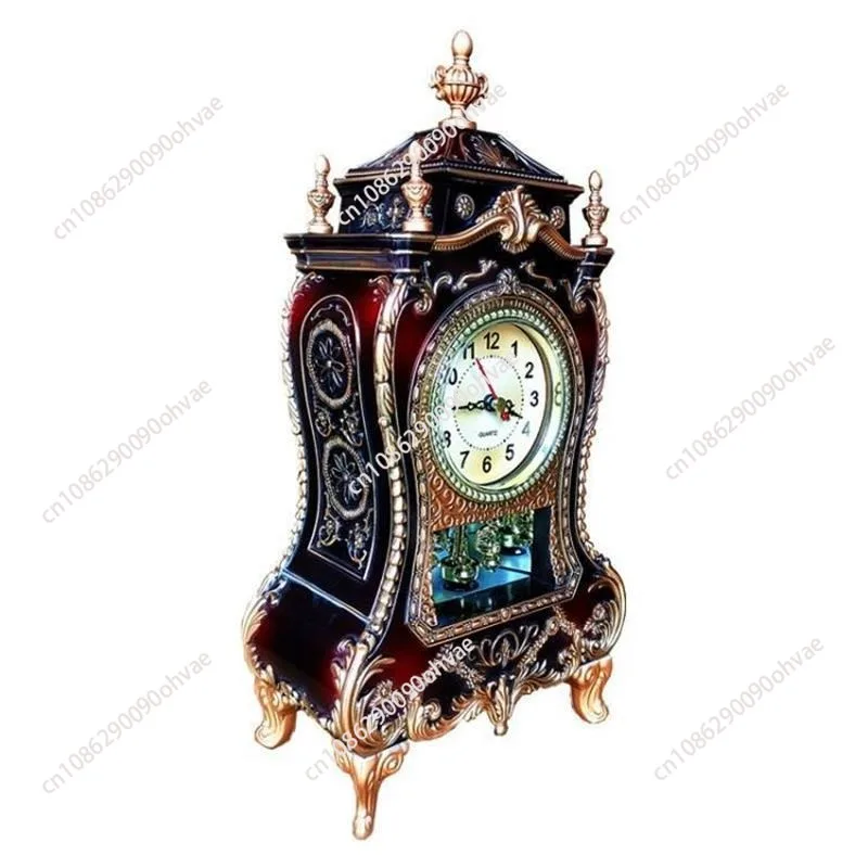 Bedroom, villa, home decoration,  style hourly quartz clock table ornaments