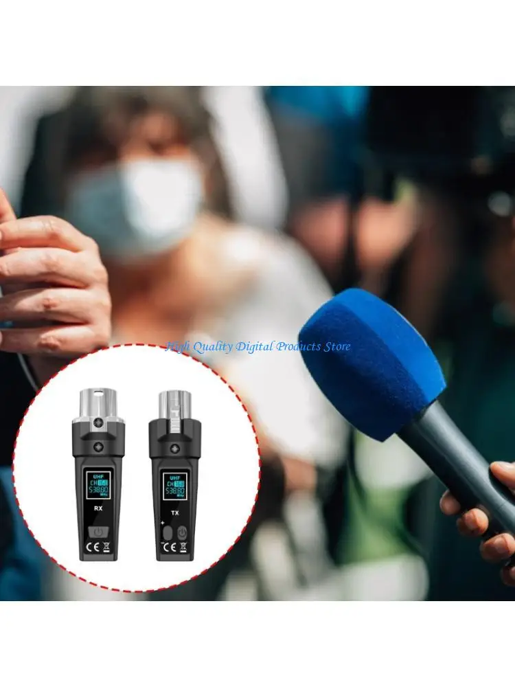 

U2JE Wireless Microphone Adapters Amplifier For Musical Instruments Design Sound Reinforcement Sturdy Construction