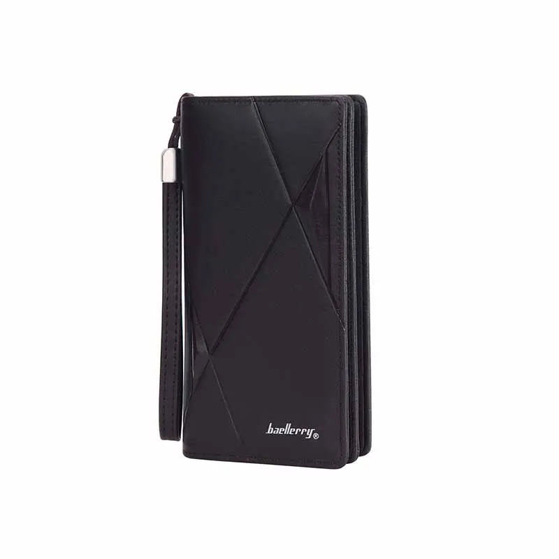 

Men Wallets Long Style High Quality Card Holder Male Purse Zipper Hasp Large Capacity Leather Wallet for Man Money Bag Billfold