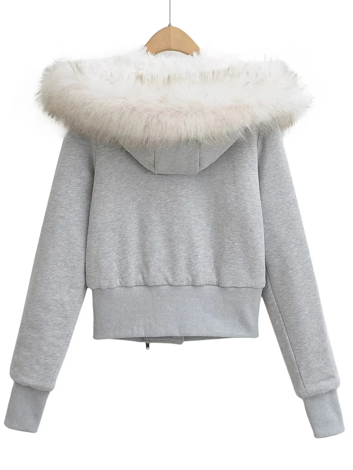 American Sle Thiened hiver ort manteau femme matelassé moelleux doublé à capuche Jaet chaud coton fermeture éclair haut décontracté