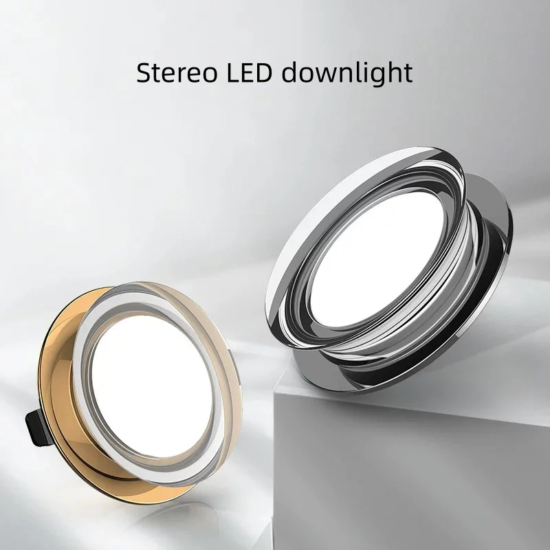 

Downlight embedded household LED ceiling lamp living room corridor corridor lamp entrance hall crystal art lamp