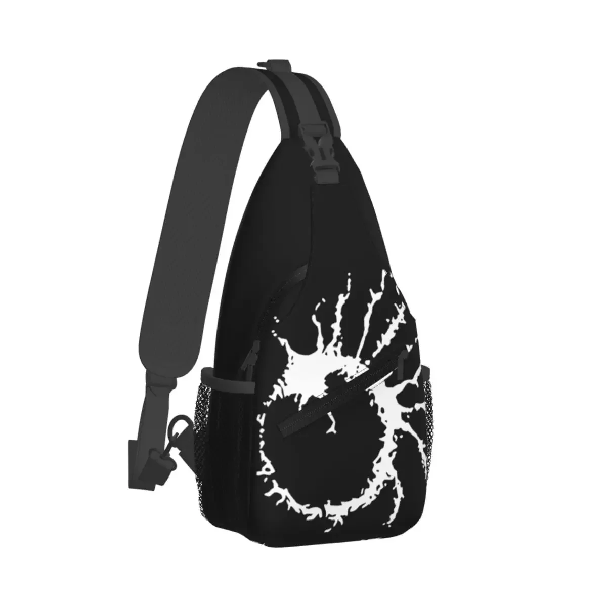 Servadores de la muerte, bandolera, bolso de pecho para hombres y mujeres, mochila de hombro con anillas extendidas, mochila para viajes, Camping