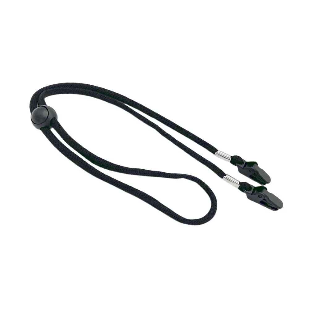 Adjustable Hat Retainer Hat Chin Cord Boating Riding Windproof Hat Strap Clips For Wind Elastic Anti-drop Rope Mask Lanyard
