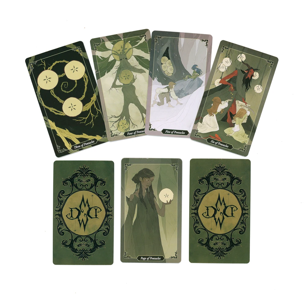 High-quality The Dark Wood Tarot Cards With English PDF Guidebook