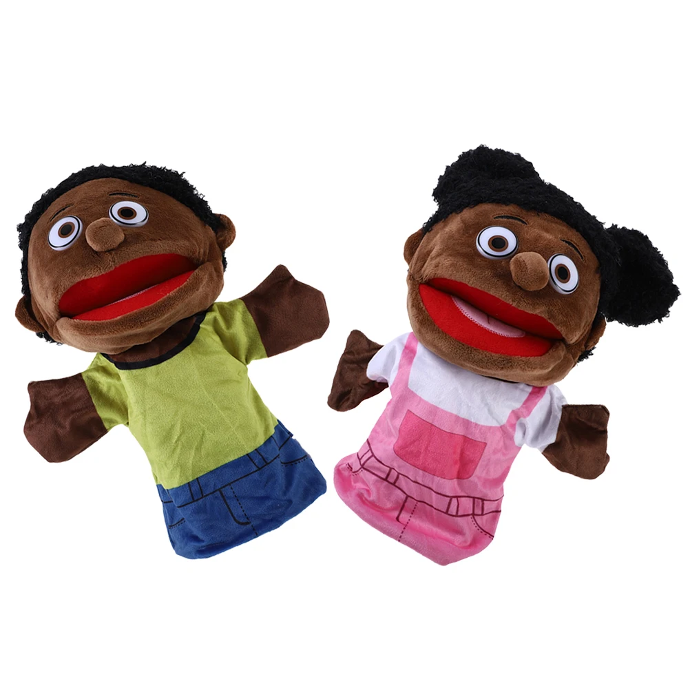 

2Pcs Realistic Hand Puppet Soft Comfortable Material for Story Time Play Imaginative Learning Tool Kids Birthday Gift Family
