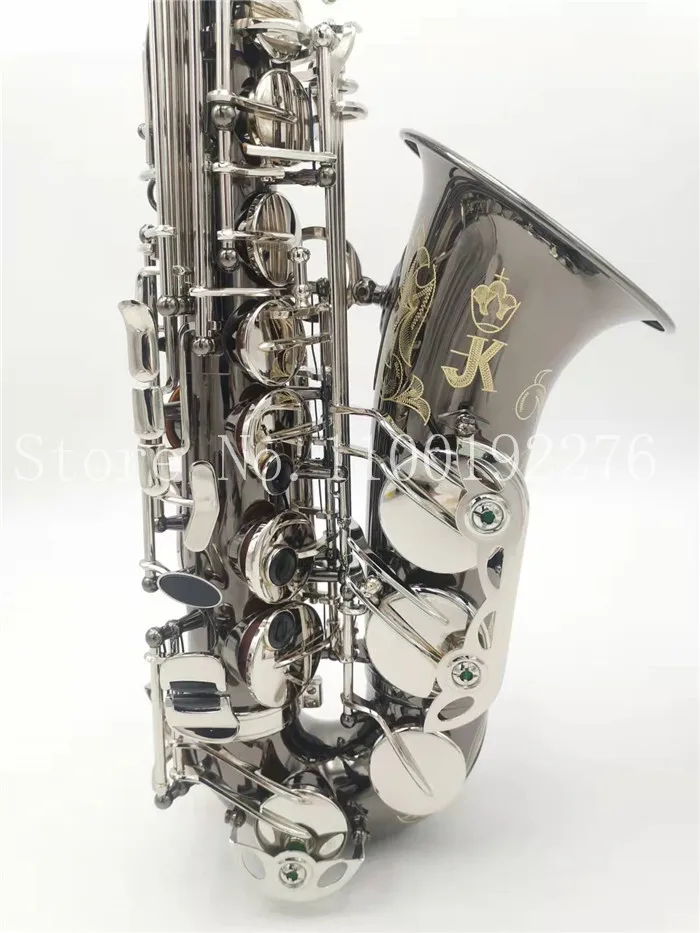 Germany JK SX90R Keilwerth Saxophone Alto Black Nickel Silver Alloy Alto Sax Brass Musical Instrument With Case Mouthpiece Copy