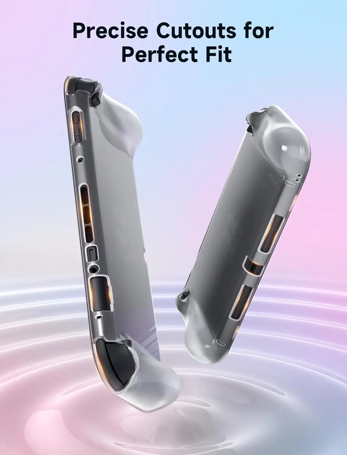 Protective Case for Nintendo Switch 2 (2025),Clear Switch 2 Case Grip Cover for Joy Con Shock-Absorbent & Anti-Scratch TPU Cases