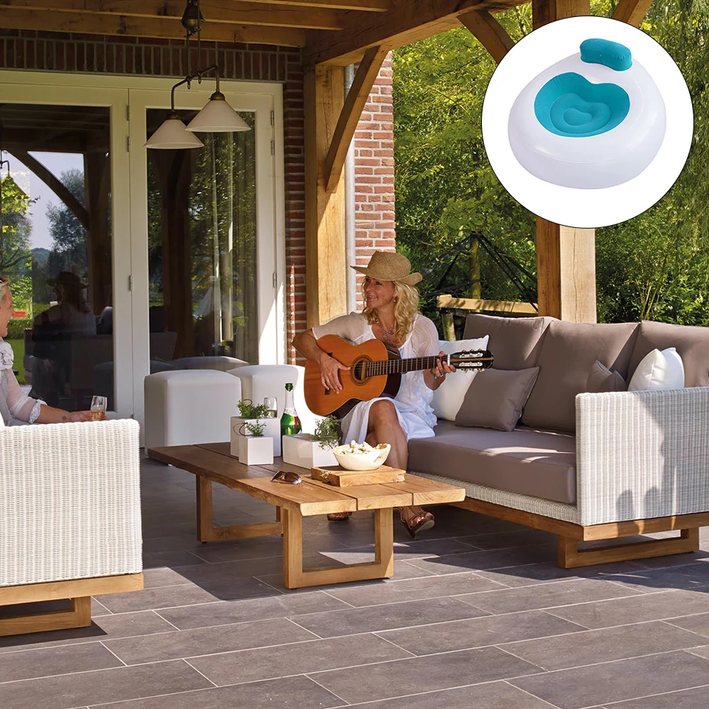 

Inflatable Lazy Sofa Foldable Portable Couch Outdoor Pvc Seat Comfortable Air Mattress For Park Office Use Easy Storage