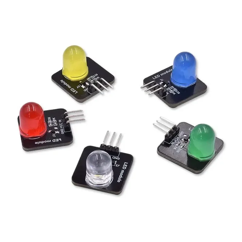 NEW A515 Applicable arduino 10mm LED module luminous sensor red, yellow, green, blue and white variety