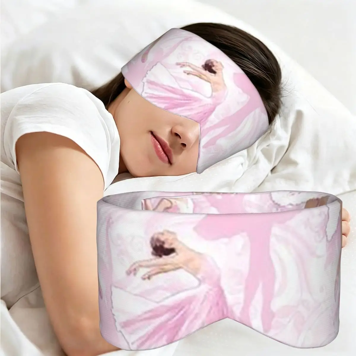 Ballet Dance Makes Me Free Ballerina Dancer sleep eye mask Light Eye Cover for Girls Boys Office Nap Party Eyeshade eyepatch