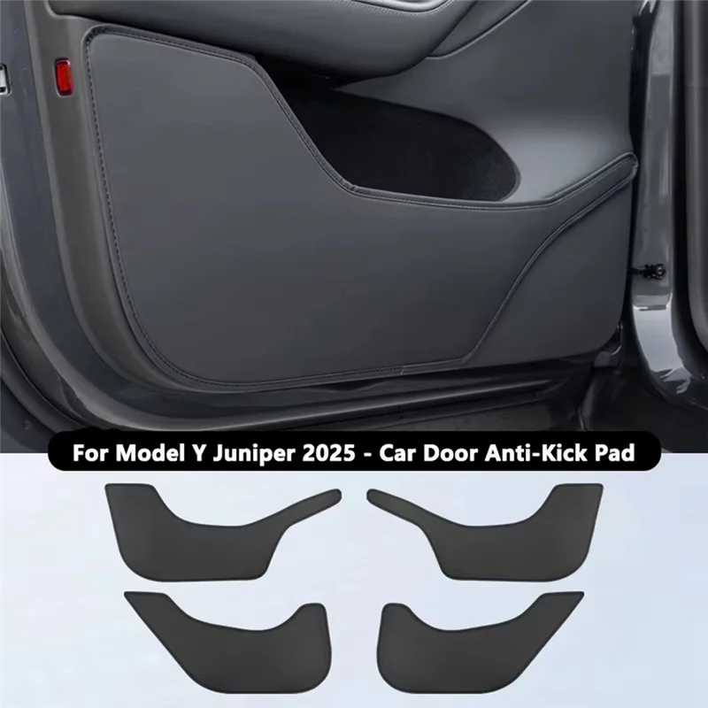 

A77Q-для Tesla Model Y Juniper 2021, защита боковой дверной панели, противоударные накладки на дверь автомобиля, аксессуары для интерьера с защитой от царапин