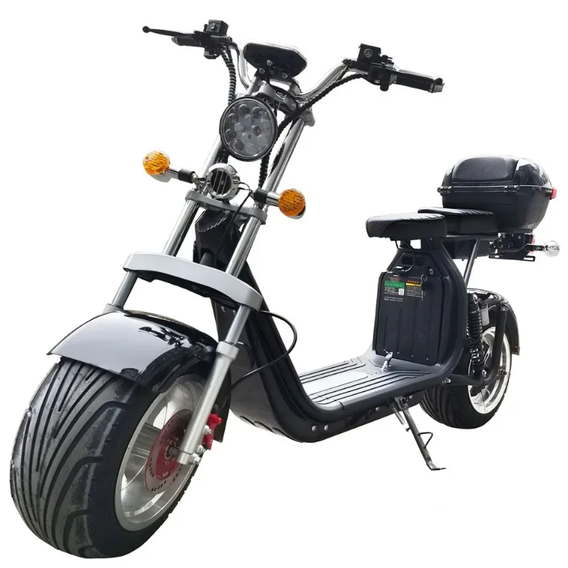 

Электрический мотоцикл Harleys Citycoco Fat Tire E Scooter 2000w 20a 60km Электрические скутеры