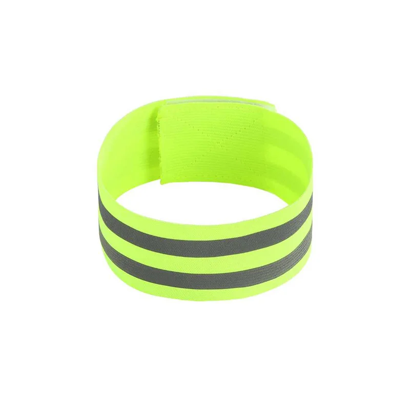 1pc 5x35cm Safety Reflector Tape Straps Reflective Light Arm Armband Strap for Night Running