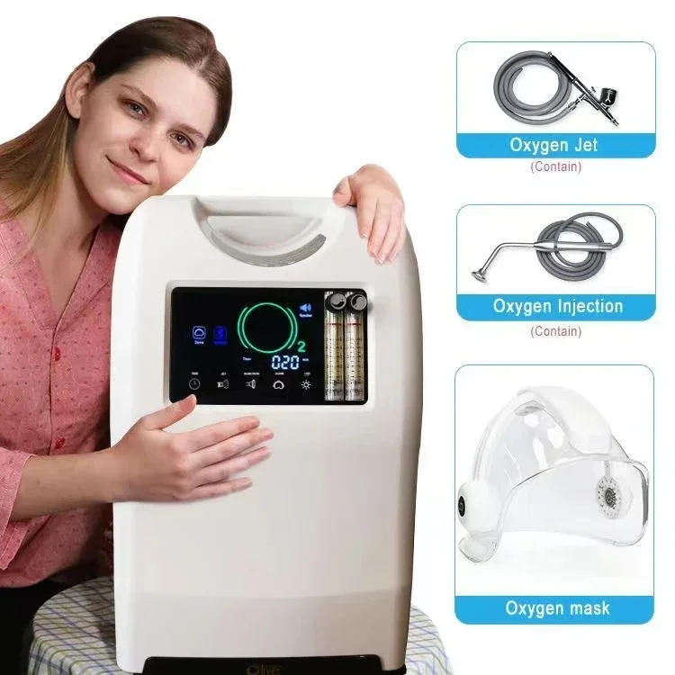 3 In 1 Super Maquinas Facial Oxygenated Machine H2o2 Hyperbaric Whitening Jet Peel Facial Machine
