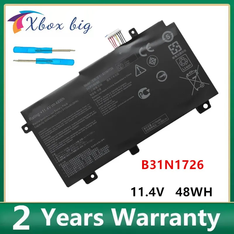 B31N1726 B31BN91 Laptop For Asus FX504 FX86 FX80GM FX505GE FX505DT FX80GE PX505GE PX505GD FX505GM FX80G B31BnEH A41LK9H 48Wh