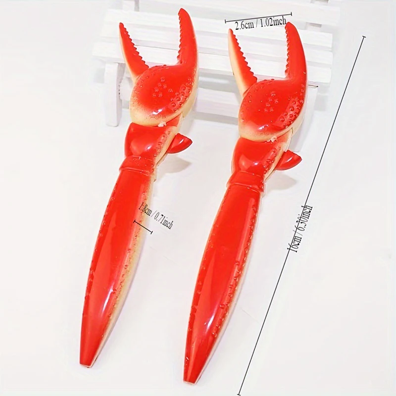 Fun Lobster Paw Ballpoint Pen Personality Crab Clip Pliers Pen Cute Creative Korean Stationery Office Supplies School