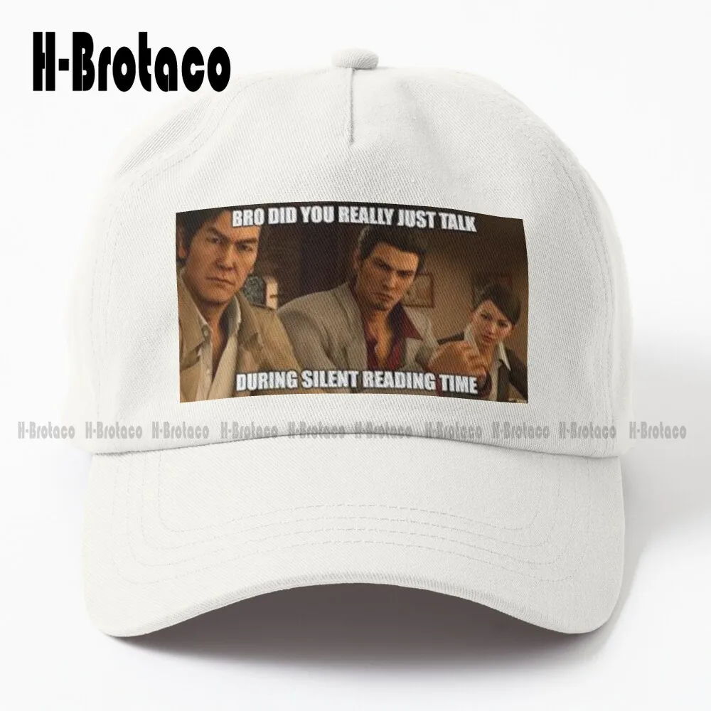 Yakuza Silent Reading Time Dad Hat Baseball Hats Hunting Camping Hiking Fishing Caps Outdoor Sport Cap Sun Hats Funny Traveling