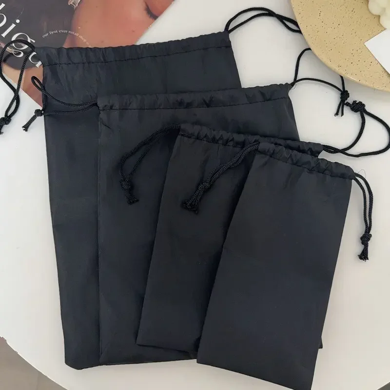 Nylon Drawstring Storage Pouch Multi-Functional Bag Ditty Bags for Travel & Outdoor Activity from 10x20cm to 30x20cm Storage Bag