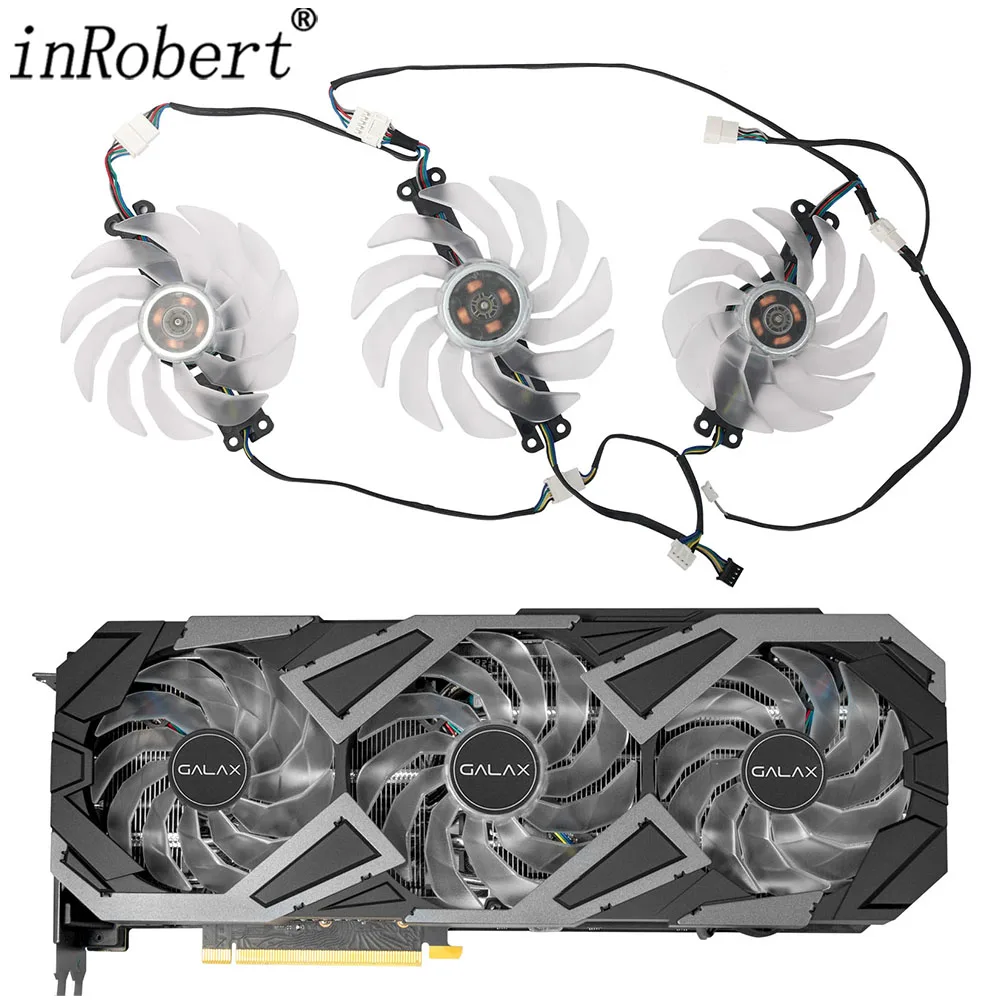 

TH9215S2H-PDB03 92MM TH1015S2H-PBA01 102MM Video Card Fan For GALAX RTX 3080 3070 3080Ti 3070Ti Cooling Graphics Fan