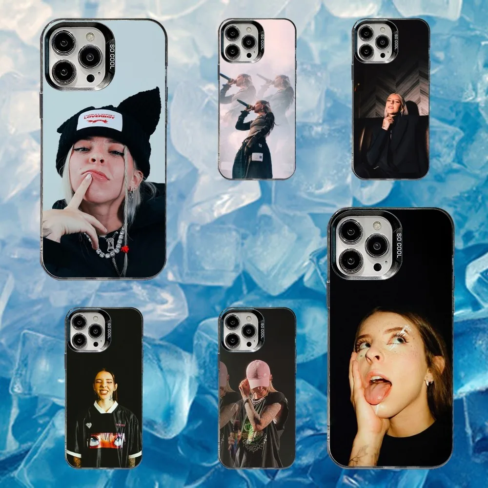 

Y-Young M-Miko Rapper Phone Case For iPhone 16,15,14,13,12,11,Mini,Pro,SE,MAX White Matte Shockproof Cover