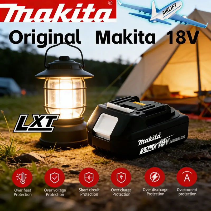 

Makita 18V Battery 3000mAh BL1860B BL1840 BL1830B BL1850 BL1860 BL1815 Replacement Lithium Battery Makita charger