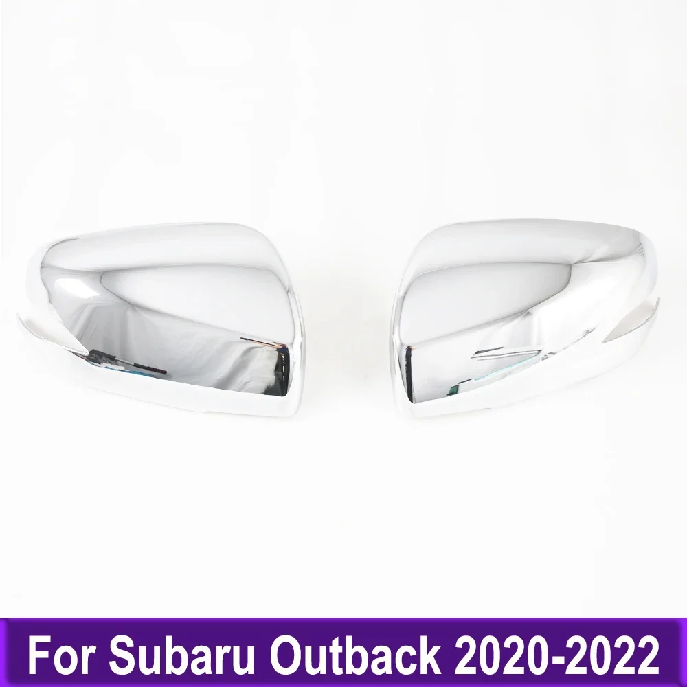 

ABS Carbon Fiber Side Door Rearview Mirror Cover Trims Car Exterior Accessories For Subaru Outback 2020 2021 2022