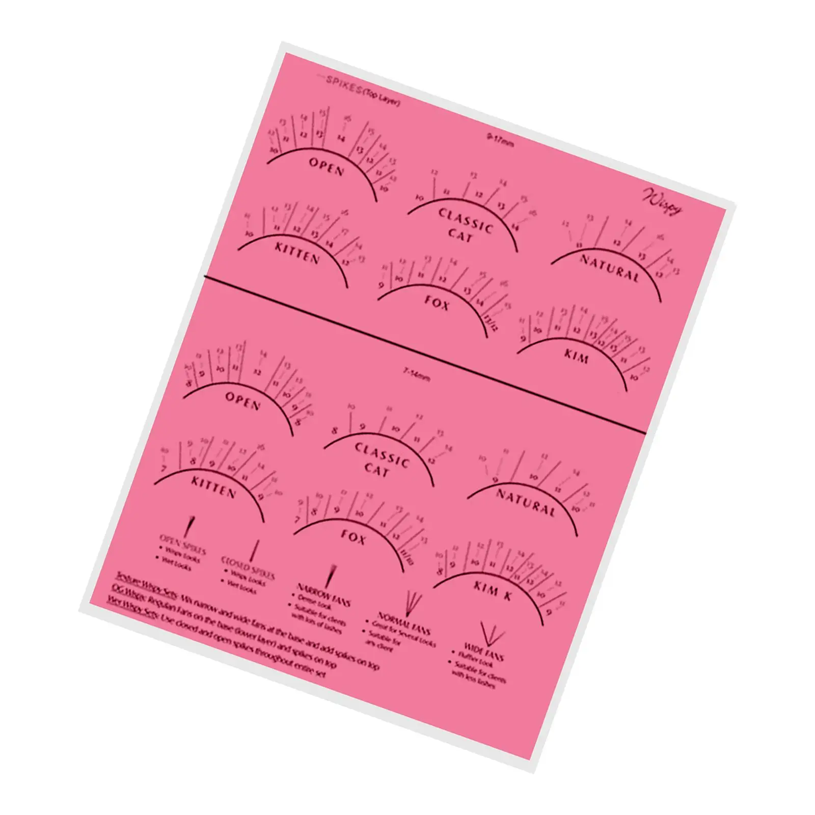 Practice Eyelash Lash Book Diameter Sheet Exercise Book Eyelash Extension