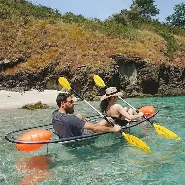 

Clear PC Kayak, Affordable Family Touring Transparent Boat 2025