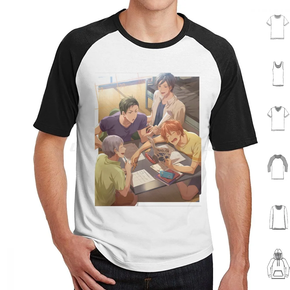 ¡Gratis! Camiseta 3 para niños, camiseta fresca de algodón 6xl, Haruka Nanase Rin Matsuoka Makoto Tachibana Nagisa Hazuki
