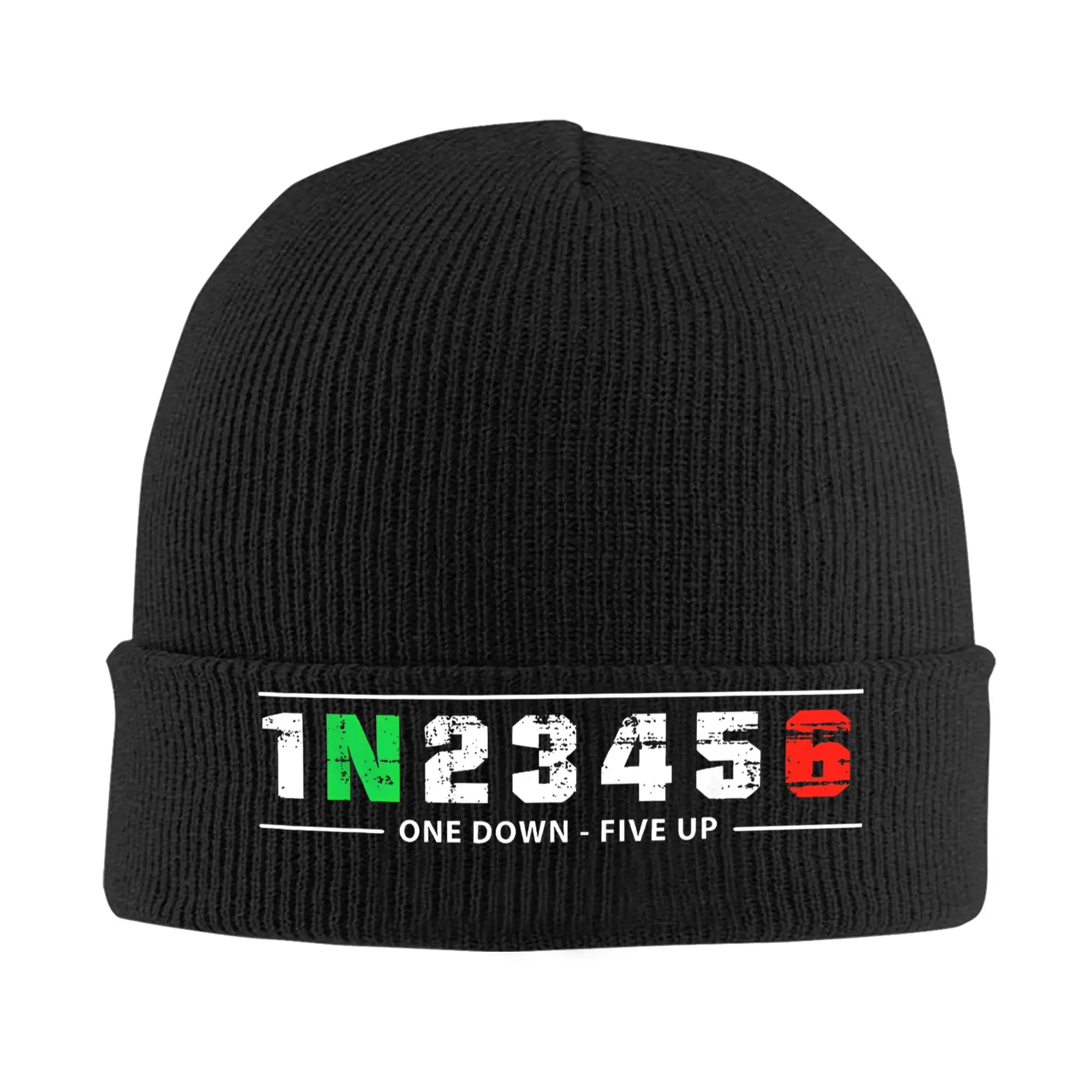 1N23456 Motorcycle Shift Biker Motorcyclist Knitted Hat Beanie Winter Hats Warm Acrylic  Street  Cap Men Women Gifts,