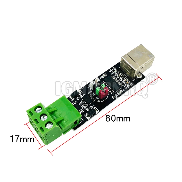 Double Function USB 2.0 to TTL RS485 Serial Converter Adapter Double Protection USB to 485 Module FT232 Chip USB to TTL/RS485