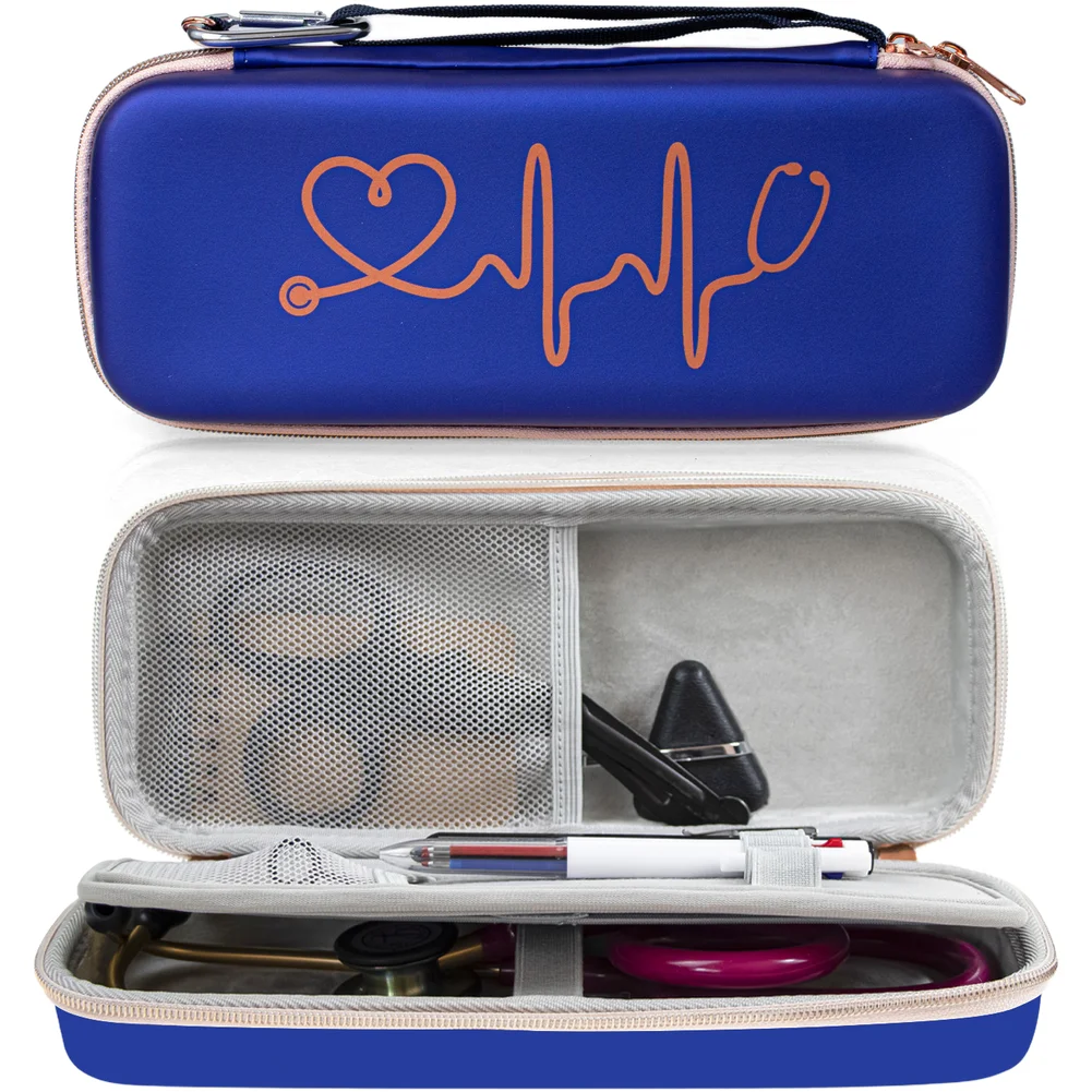 PU Based Stethoscope Carrying Case with Hard Shell Integrity and Multi Zone Interior Arrangement for Practical Daily Use