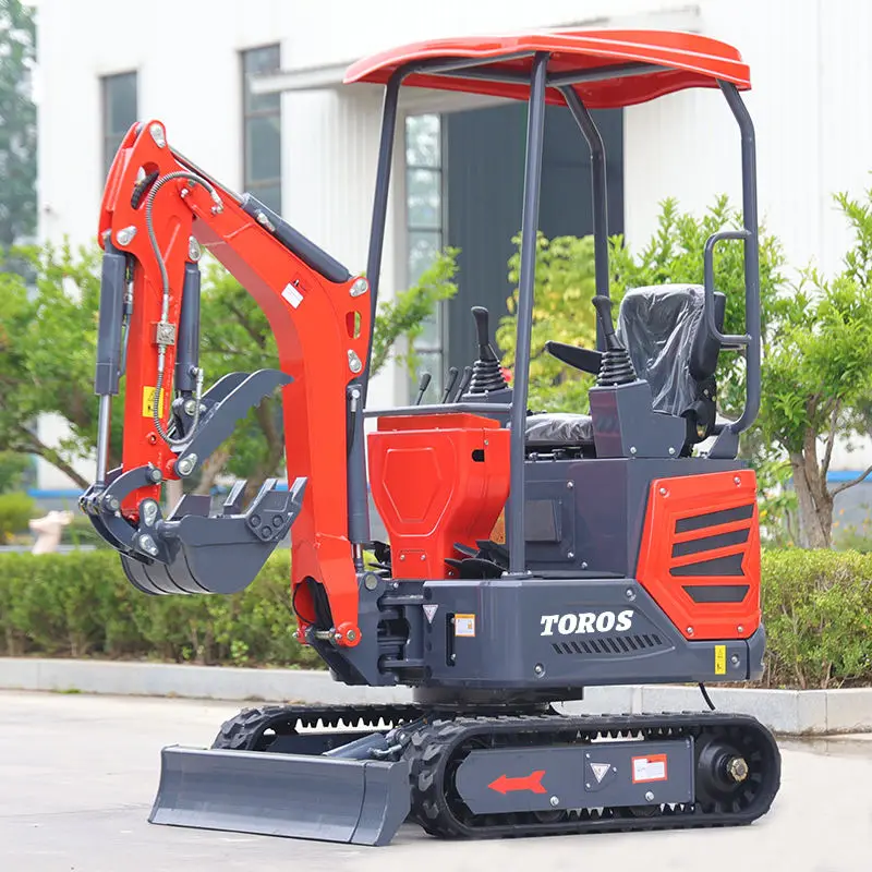 Multifunctional Mini Digger 1200kg Manufacturer High Efficiency New Crawler Excavators Factory Price Mini Escavatore Digger