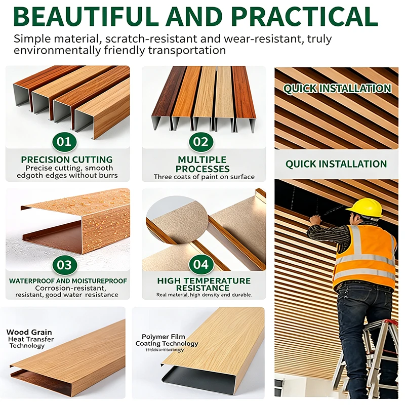 30*30*1.5mm Aluminum Square Tube Ceiling, Commercial Space Shopping Mall Ceiling Decoration, A Variety of Styles Are Available