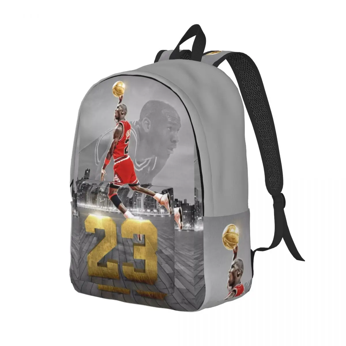 MJ-Michael Jordan Fashionable and versatile backpack, suitable for both men and women, showcasing individual charm.