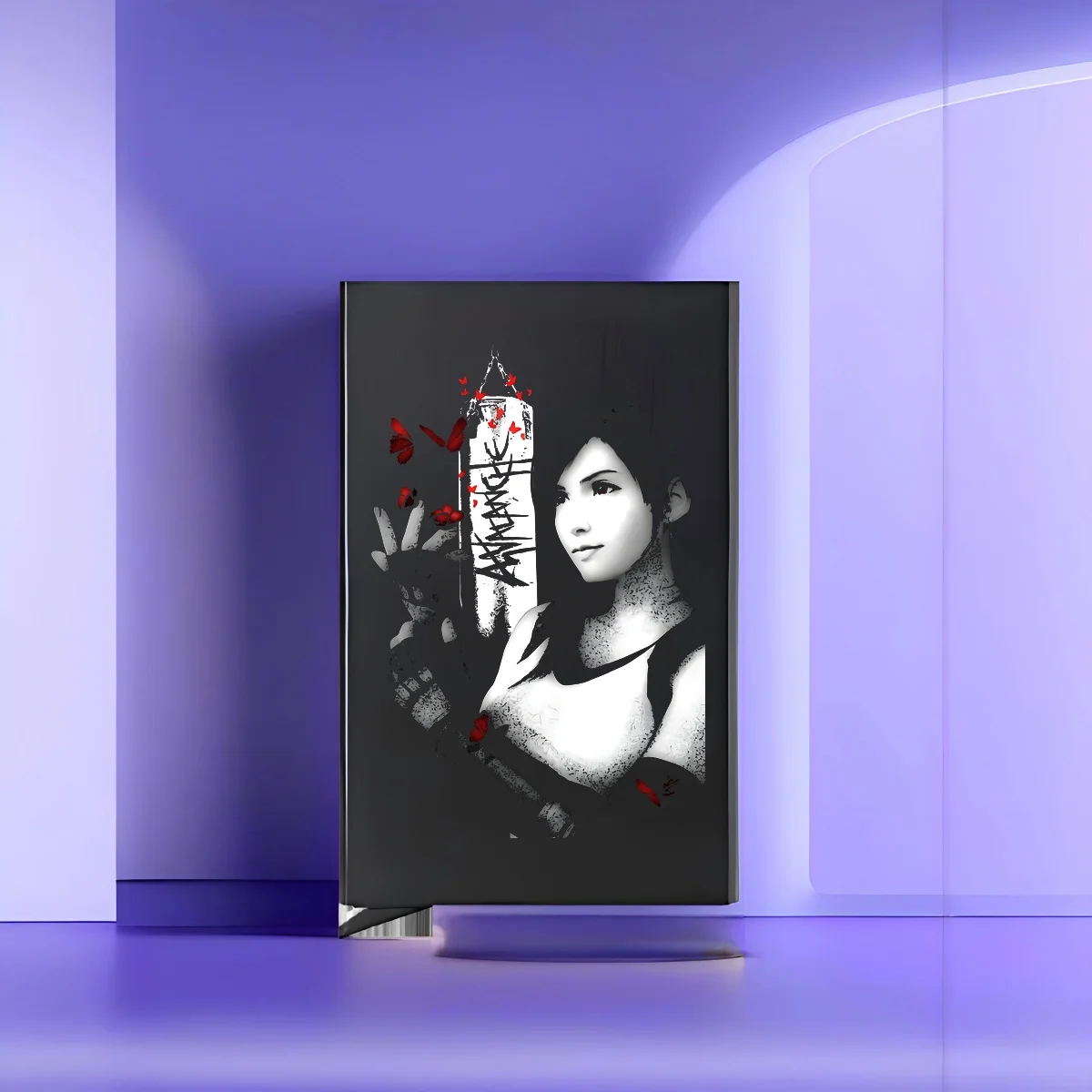 

Кошелек Final Fantasy Tifa 2026: Новая модная модель с принтом, различные цветовые варианты, удобный и компактный для повседневного использования