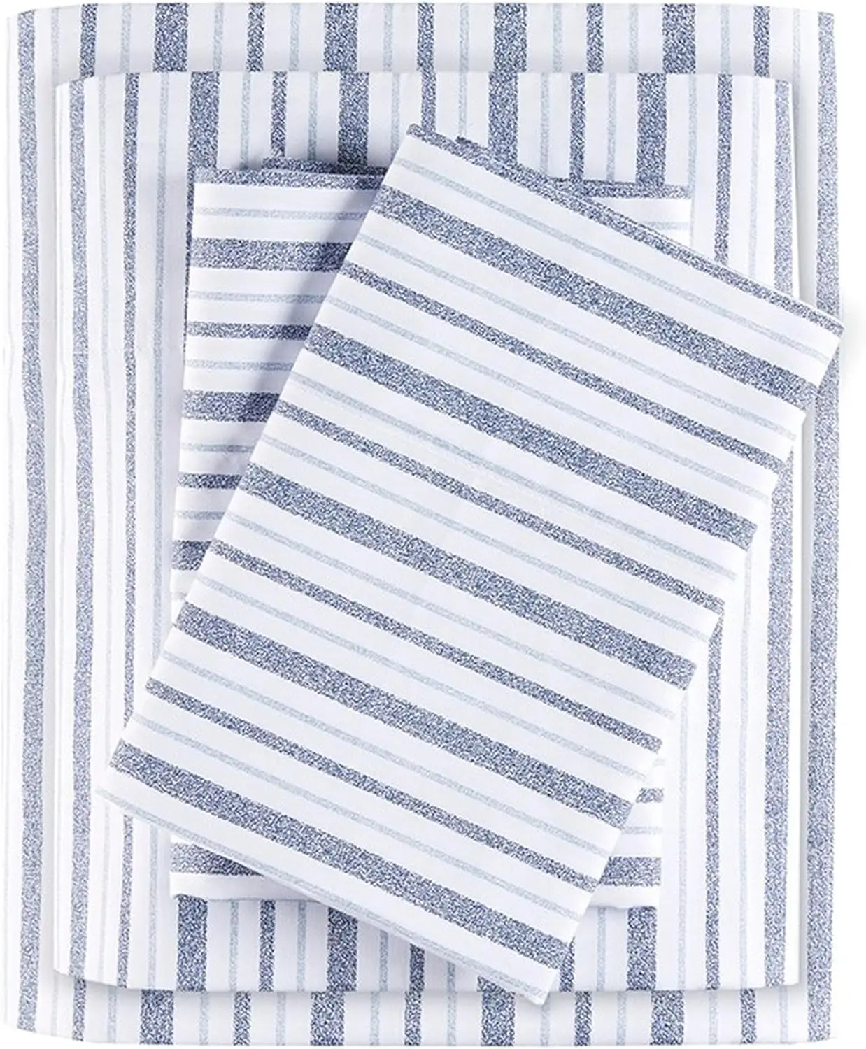 

Essentials 100% Cotton Sheets, Breathable&Soft Cotton Bed Sheets, Printed Design, Elastic Pocket Cotton Sheet Set Fits Up To