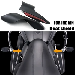 Motorcycle Black Mid-Frame Heat Shield Air Deflector Trim FOR INDIAN Chief Chieftain Roadmaster Springfield Vintage 2024 2023