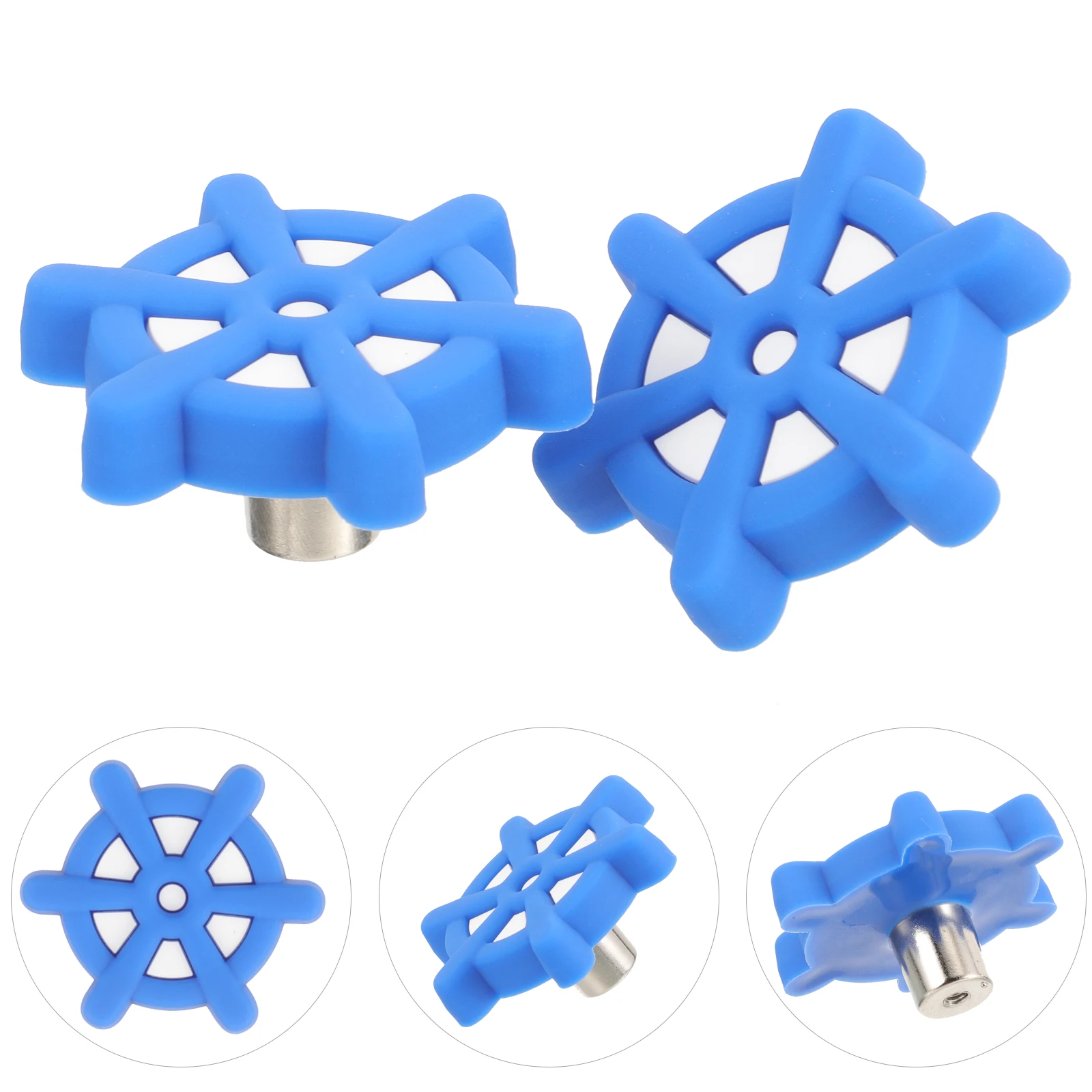 

2 pcs Nautical Style Soft Rubber Drawer Pulls Cabinet Knobs Rudder Wheel Dresser H les Safe Material Kids Bedroom Furniture