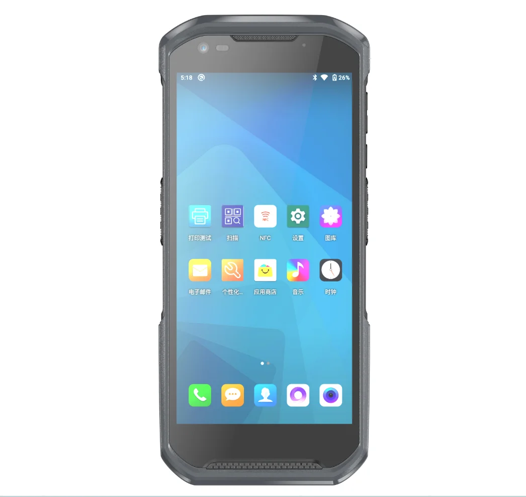 

Прочный КПК Android 13, ОС 6 ГБ ОЗУ, 64 ГБ ПЗУ, 1D, 2D-сканер штрих-кода, восьмиядерный 4G-LTE, Wi-Fi, GNSS, портативный терминал Iot